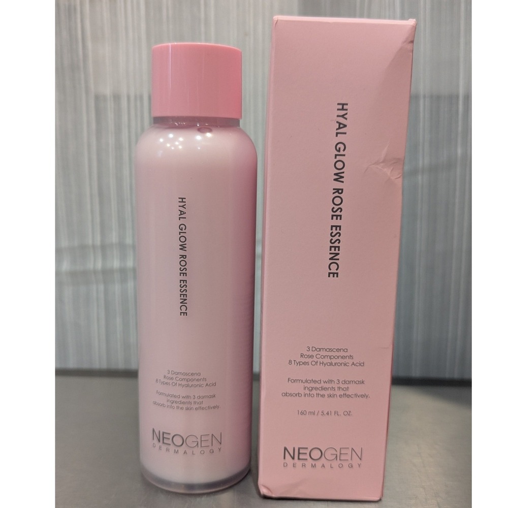 Neogen Dermalogy Hyal Glow Rose Essence 160ml 5.41oz Hydrating K-Beauty Toner